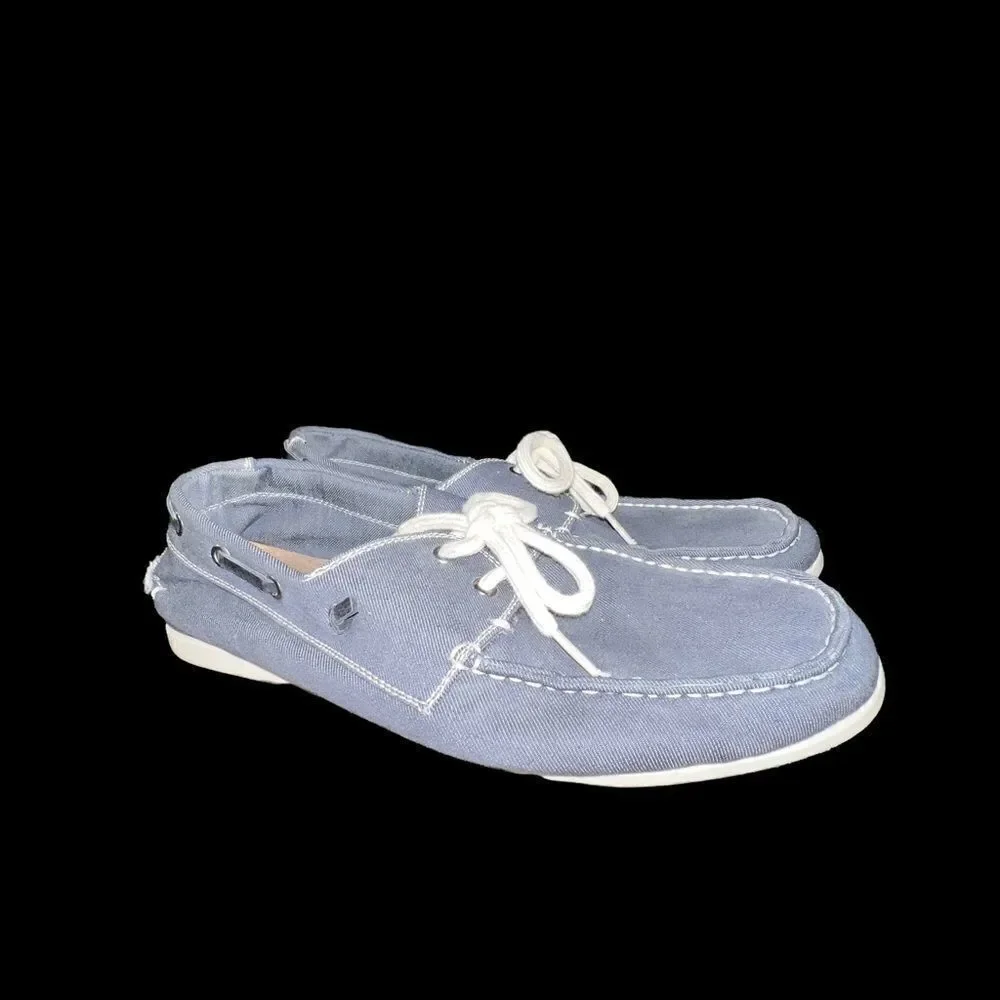 Madden by Steve Madden M-Glide‎ Boat Shoes Men's 8.5 Blue Canvas